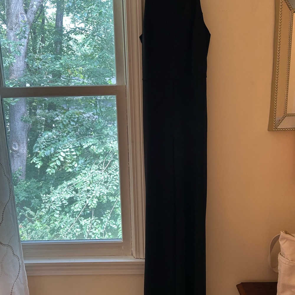 Express Black Spaghetti Strap Sheath Jumpsuit